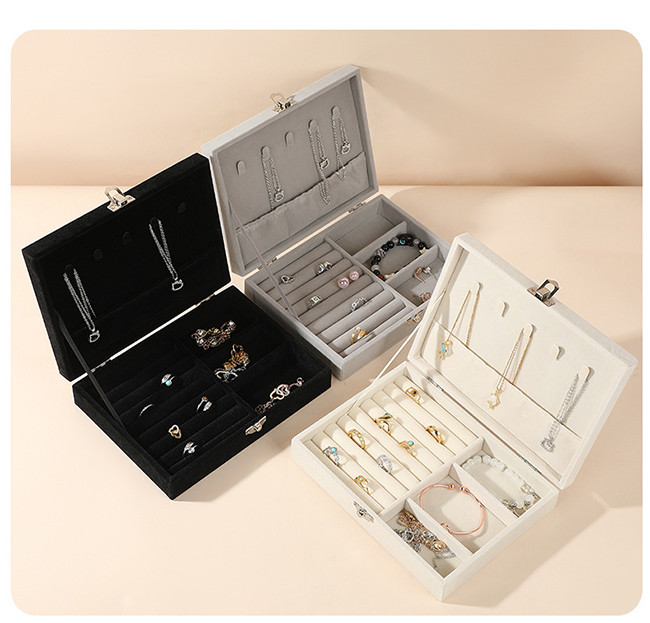 Small 10 Grid Plastic Storage Box Removable Jewelry Organizer Box