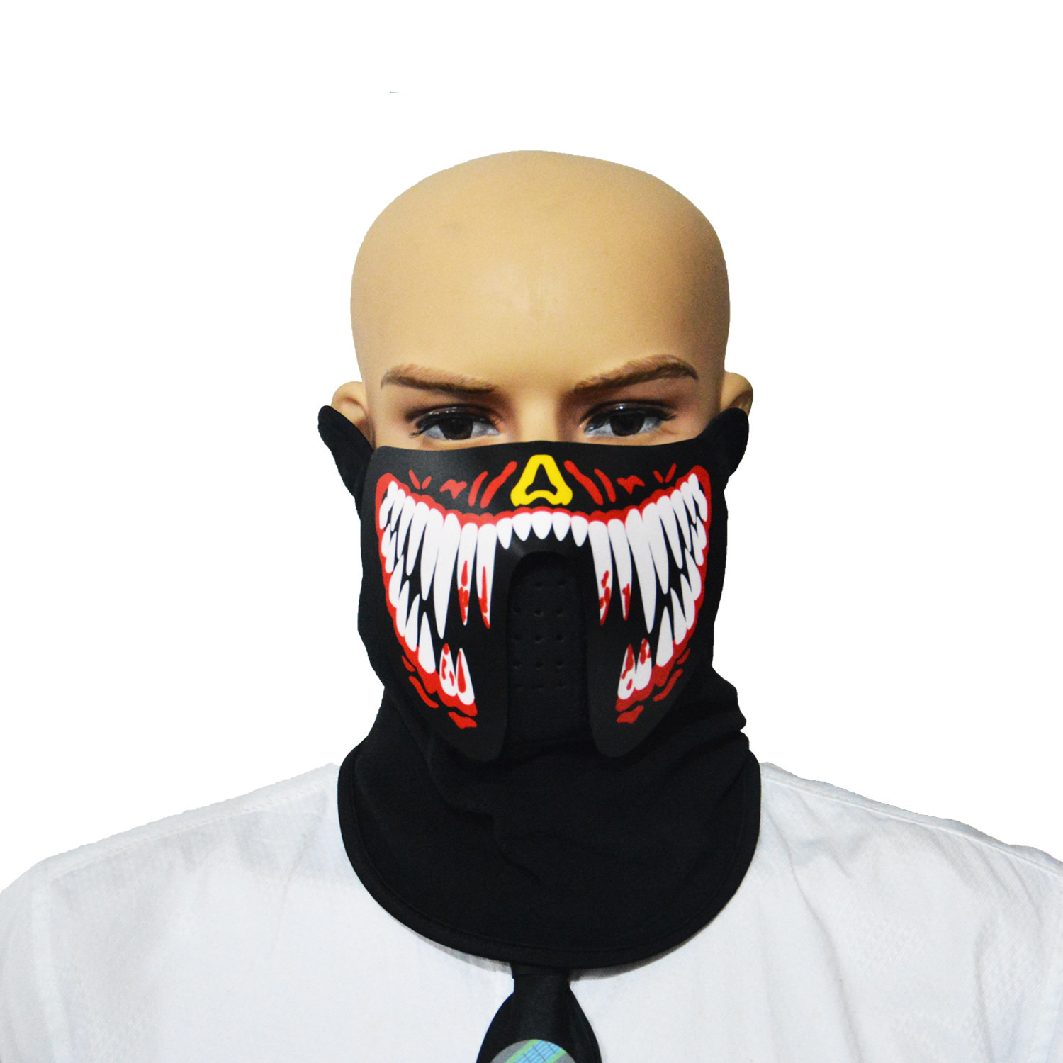 2018 hot sale light up led el mask for festival Parties high brightness masquerade costume Mask