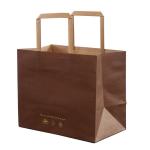 Brown Kraft Paper Custom Sustainable Takeaway Packaging for Takeaway Baked Goods