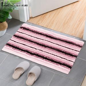 China D4 Microfiber Tufted Shaggy Bathroom Floor Mats Multi Purposes wholesale