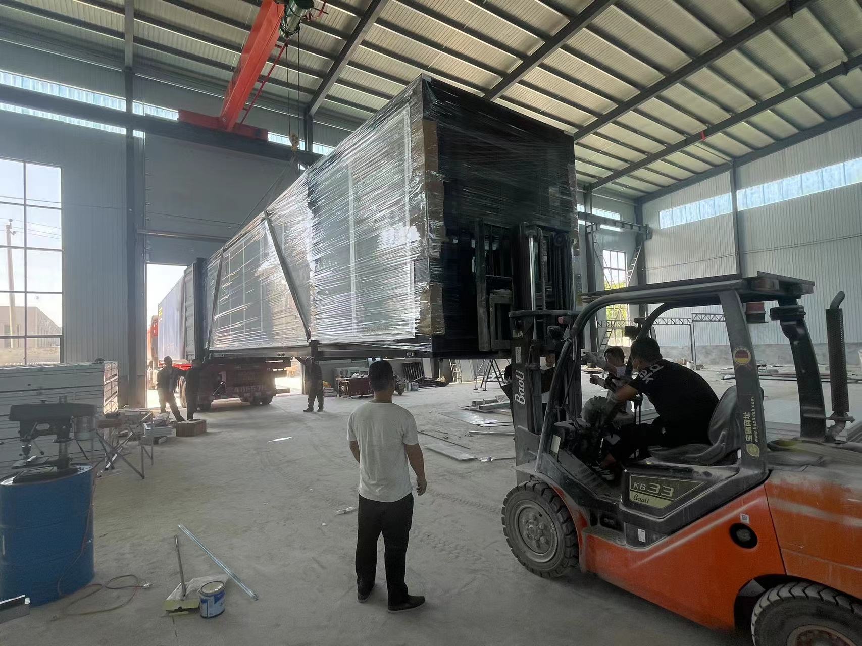 expandable container homes transport