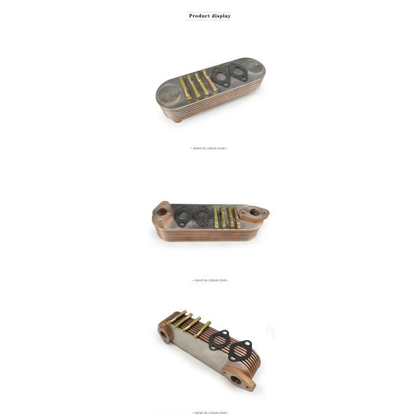 Oil Cooler For Doosan DE08 Motor 65.05606-5020 Stainless Steel Excavator cooler D1146 Oil Cooler 8P for Excavator