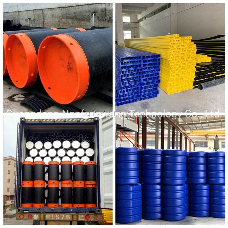 Square Pontoon Aquaculture Cage Green And Yellow With Floating Pipe 350mm