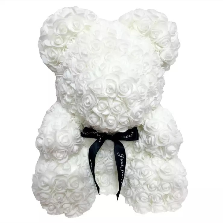 Teddy Bear with Heart Soap Roses Bear Roses Teddy Bear Christmas day gift