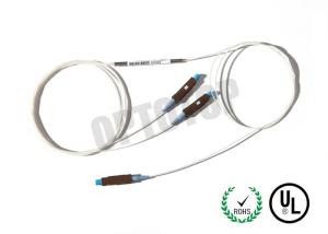 China 850 nm Wavelength Multimode Fiber Coupler OM 3 1 x 2 MU / UPC Connector wholesale