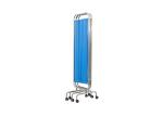 4 Folding Hospital Side Room Partition Stand With Wheels
