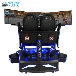 China VR Zone 3 Screen Driving Simulator One Player Acrylic Led Light 3 Dof Electric Cylinder wholesale
