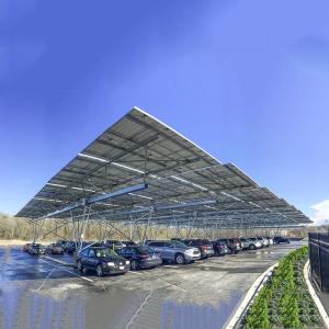 China 10KW 30KW Hot Galvanized Steel Solar PV Carport wholesale