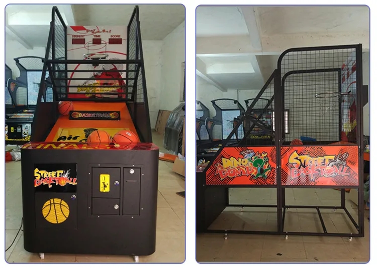 Street Basketball Boxing Coin Operated Electronic Game Machine for Arcade Game Center