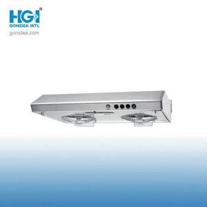 China Silver Stainless Steel Slim Kitchen Chimney Range Hood 60cm 90cm wholesale
