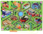 Kids City Traffic Wooden Magnetic Puzzle Maze Board Game Educational Toys