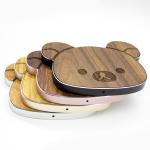 10W Wooden Wireless Charger Cellphone Usage in Cartoon / Custom Shape