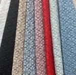 190-200gsm Stretch Embossed Jacquard Fabric Polyester Upholstery Material