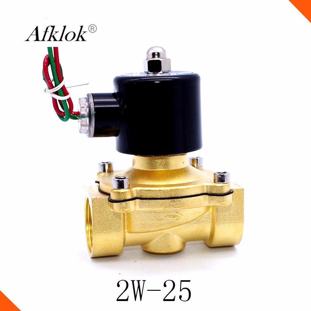 Low Pressure 10bar Direct Acting 1-1/4" Brass water Solenoid Valve 24v