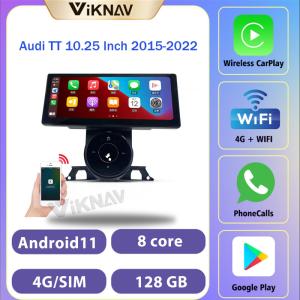 China 10.25Inch Android Screen Car radio GPS Navigation Multimedia Player For 2015-2022 Audi TT Wireless Carplay 4G wholesale
