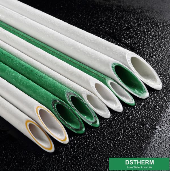PPR Round Fiberglass Composite Pipe Fiberglass Reinforced Plastic Pipe Heat