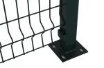 3d Galvanized Garden Wire Mesh Fence Pvc Painting / PE Coated
