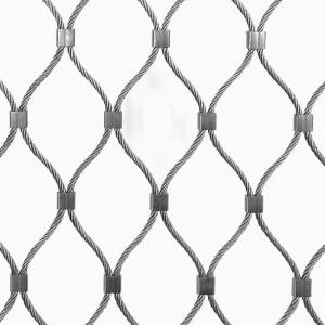 China balustrade fencing/stainless steel wire rope mesh AISI 304 Materials wholesale