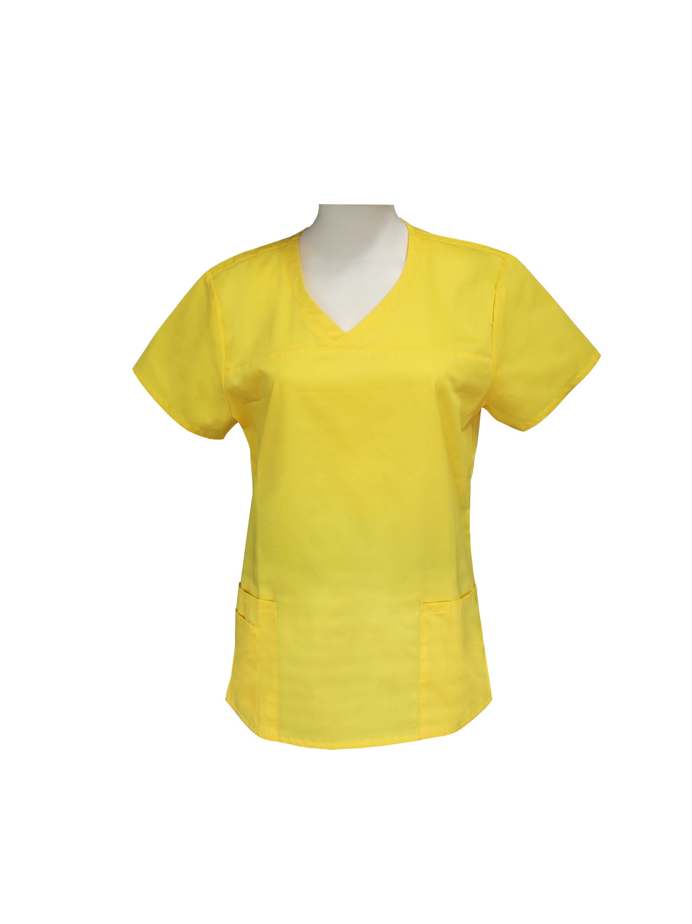Twill 2/1 Women Medical Uniform Scrubs Short Sleeve Wrinkle Free