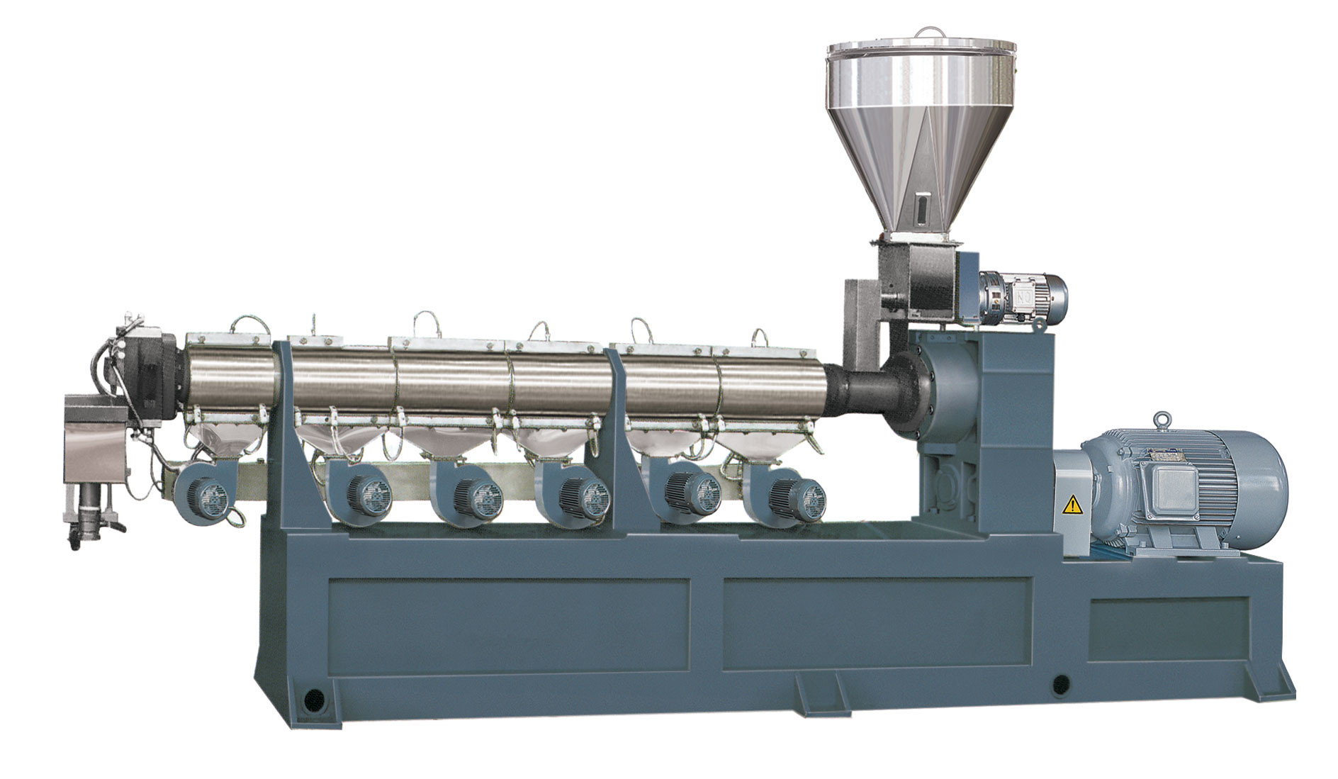 ISO Approval Plastic Recycling Extruder Machine , Single Pe Extruder Machine