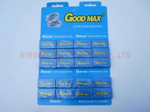China Medical Stainless Steel Shaving Blades , Iso Approved Double Sided Shaving Blades wholesale