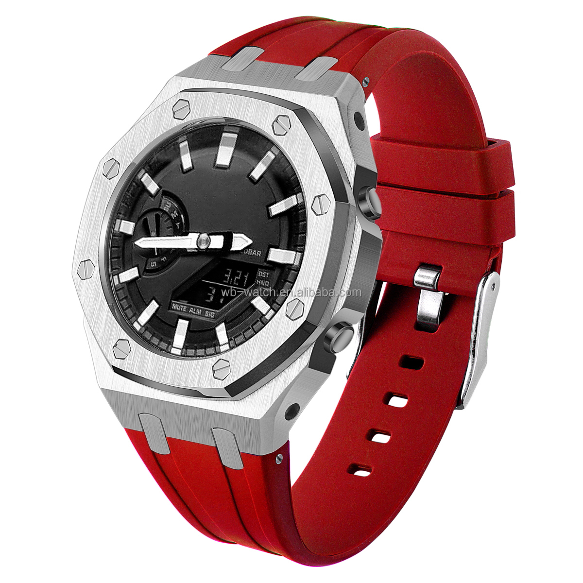 Casio Watch Modified Case Zinc Alloy Watch Band And Case Mod Kit For Replacement Parts