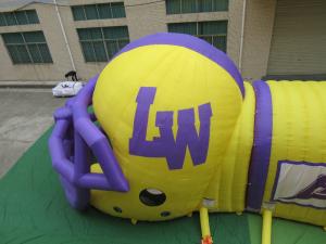 China inflatable football helmet entrance inflatable tunnel for sale wholesale