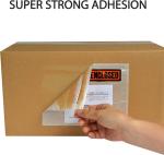 Product 7.5" X 5.5" Clear Adhesive Top Loading Packing List / Shipping Label