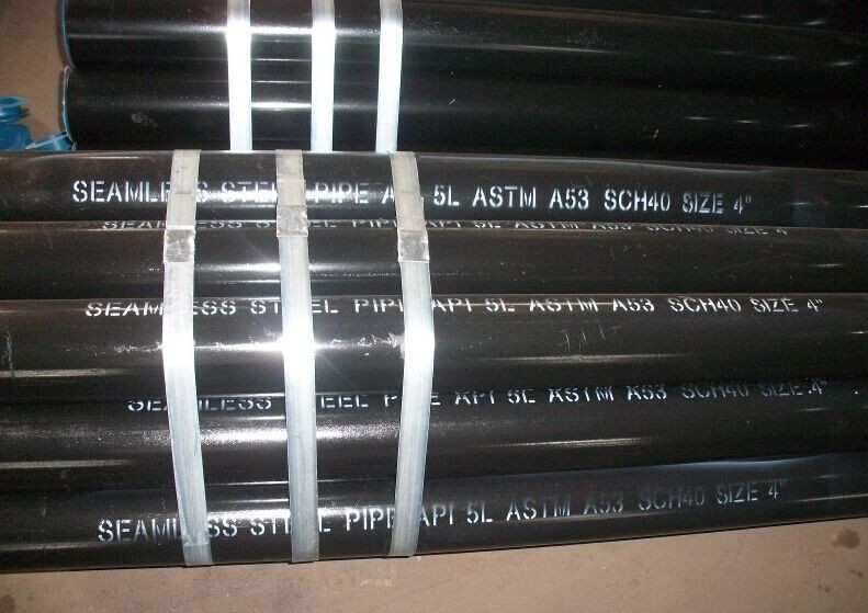 ASTM A106 A53 Seamless Steel Round Pipe / 28 Inch Round Carbon Steel Tube