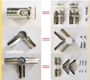 China 90 degree Chrome Plated Pipe Connectors High Corrosion Resistance wholesale