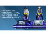 Adults VR Motorcycle Simulator Amusement Park Pcs Racing Games Black Yellow