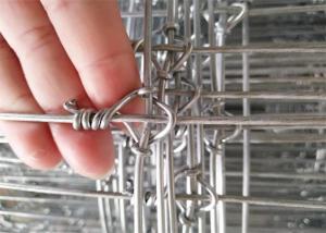 China Galvanized Low Carbon Steel Wire Field Fence Easy Fixation High Strength wholesale