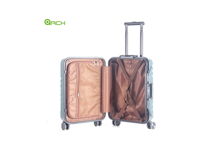 Aluminum Frame Abs Material Luggage 20 Inch Size Integrated TSA Lock
