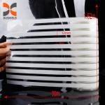 White Stripes Electric Adhesive Window Film Self Adhesive Sound Film Stained