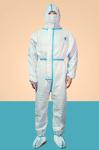 Hospital Work Disposable Protective Coverall Asbestos Suits Eco Friendly