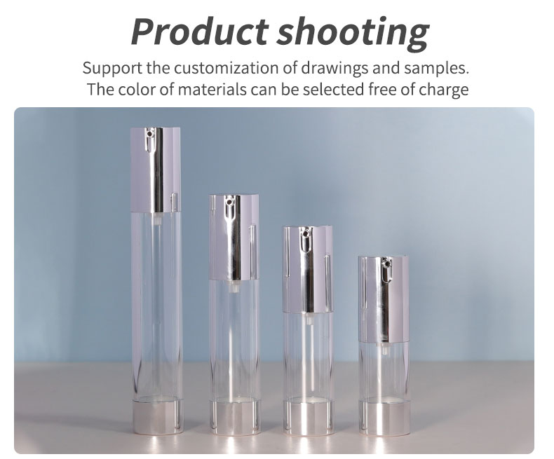 Sealing Type Airless Bottles 50ml 100ml Empty Spray Bottle For End Cosmetics