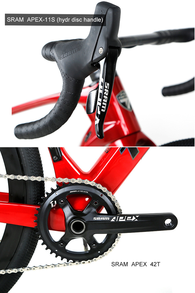 TWITTER T900 Carbon Fiber Road Bike Gravel Carbon Bike With Hydraulic Disc Brake