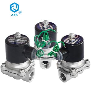 China AC380V Diaphragm Stainless Steel Solenoid Valve Pilot Operating wholesale