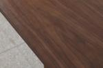 Modern Oak Wood Top Dining Table Customized Wood Finish Rectangle