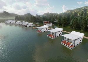 China Flowery Modern Homes Prefabricated House With Portable House Wooden wholesale