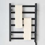 Electric Waterproof Towel Warmer Rack Wall Mount 220-240V 50-60Hz