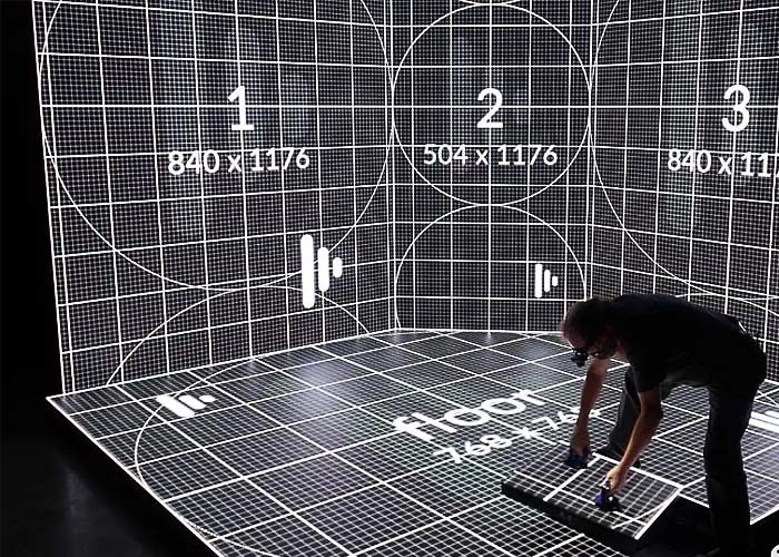 HD Floor LED Display Screen Stage Background Indoor Full Color XR Shooting available