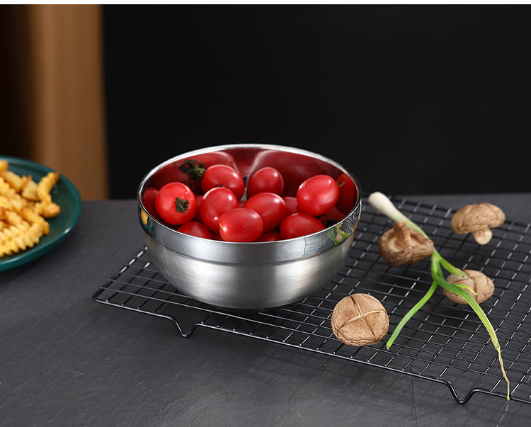 16 / 18cm 304 Stainless Steel Bowl Multipurpose Thickened