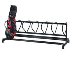 China Golf bag frame 12 bags of steel ball bag rack wholesale