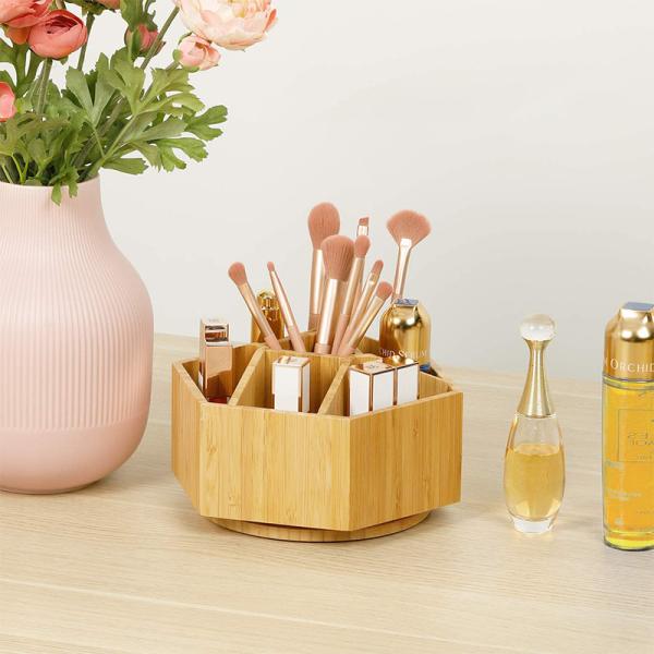 360 Degree Rotating Pen Holder Cute and Creative Storage Boxes Bins for Customer Logo