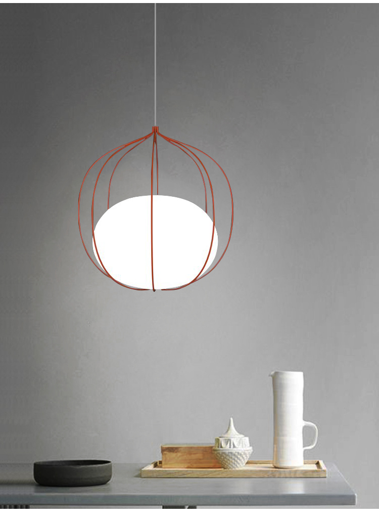 Nordic Modern Pendant Lights Iron Glass Ball pendant Lamp(WH-GP-171)