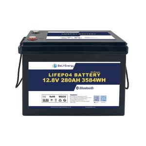 China Customization 5000 Cycles Bluetooth Connectivity 12V 280Ah LiFePO4 Battery Pack wholesale