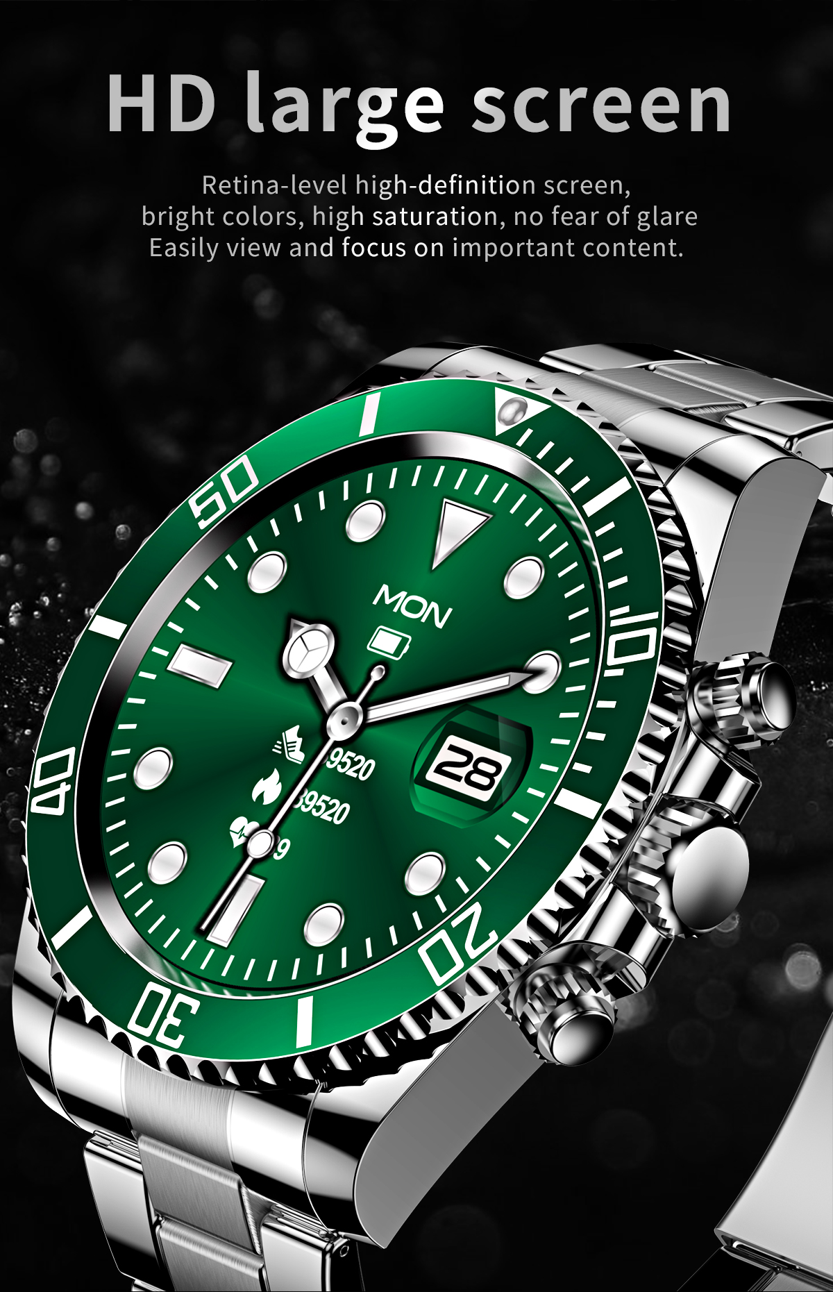 Exercise Record BLE3.0 BLE5.0 Full Touch Smartwatch call reminder