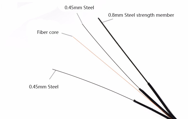 Wholesales Indoor and Outdoor Drop Cable LC Fiber Optic Patch Cord for FTTH Solution
