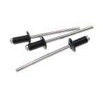 Black Painted Pop Rivets Aluminum Fastener 5052 Steel Mandrel